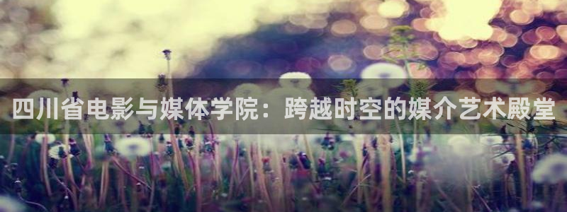 四川省電影與媒體學(xué)院：跨越時空的媒介藝術(shù)殿堂